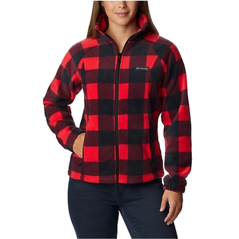 Columbia Sportswear Women's Benton Springs Printed Full-Zip Fleece Jacket